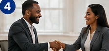 Businesspeople shaking hands